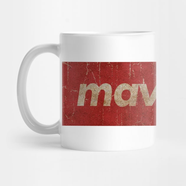 Maverick - RECTANGLE RED VINTAGE by GLOBALARTWORD